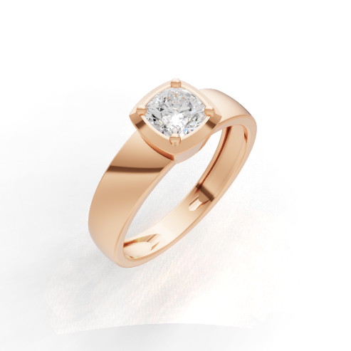 Load image 1 in gallery view. cushion-14k rose gold|cushion-18k rose gold