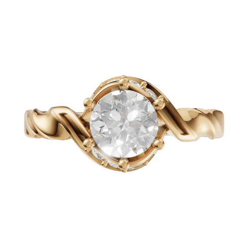 Load image 1 in gallery view. round-14k yellow gold|round-18k yellow gold