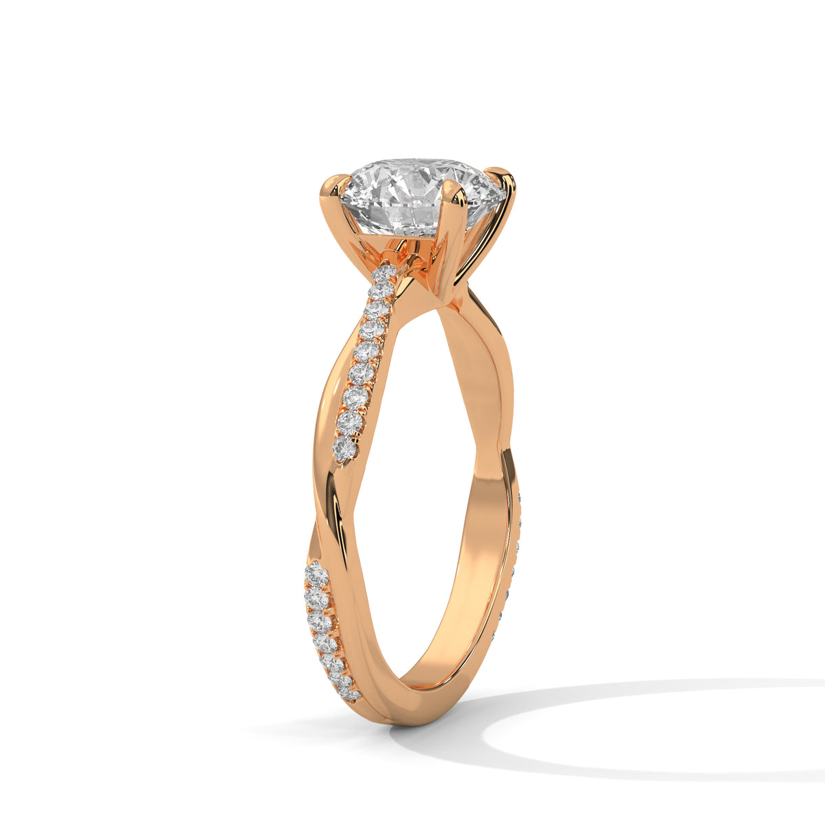 round-14k rose gold|round-18k rose gold