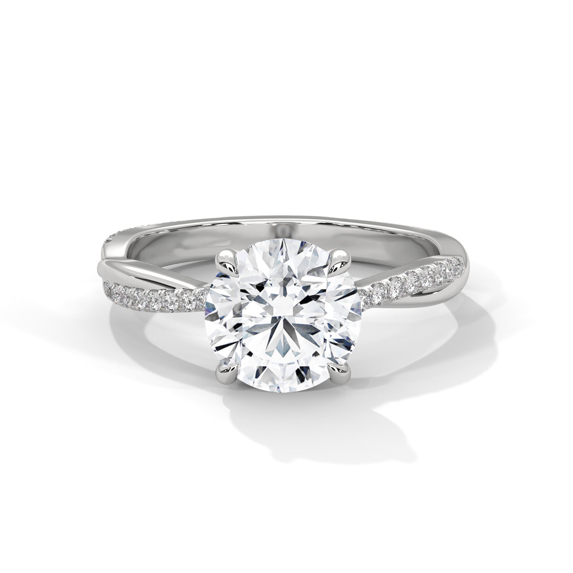 round-14k white gold|round-18k white gold|round-platinum