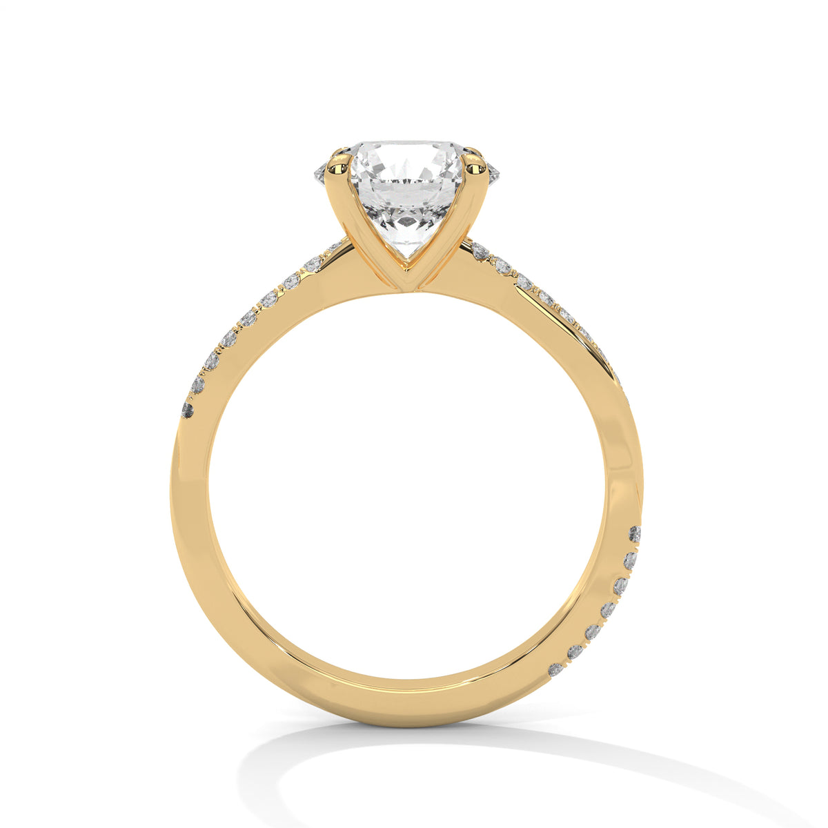 round-14k yellow gold|round-18k yellow gold