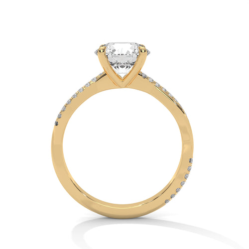 Load image 1 in gallery view. round-14k yellow gold|round-18k yellow gold