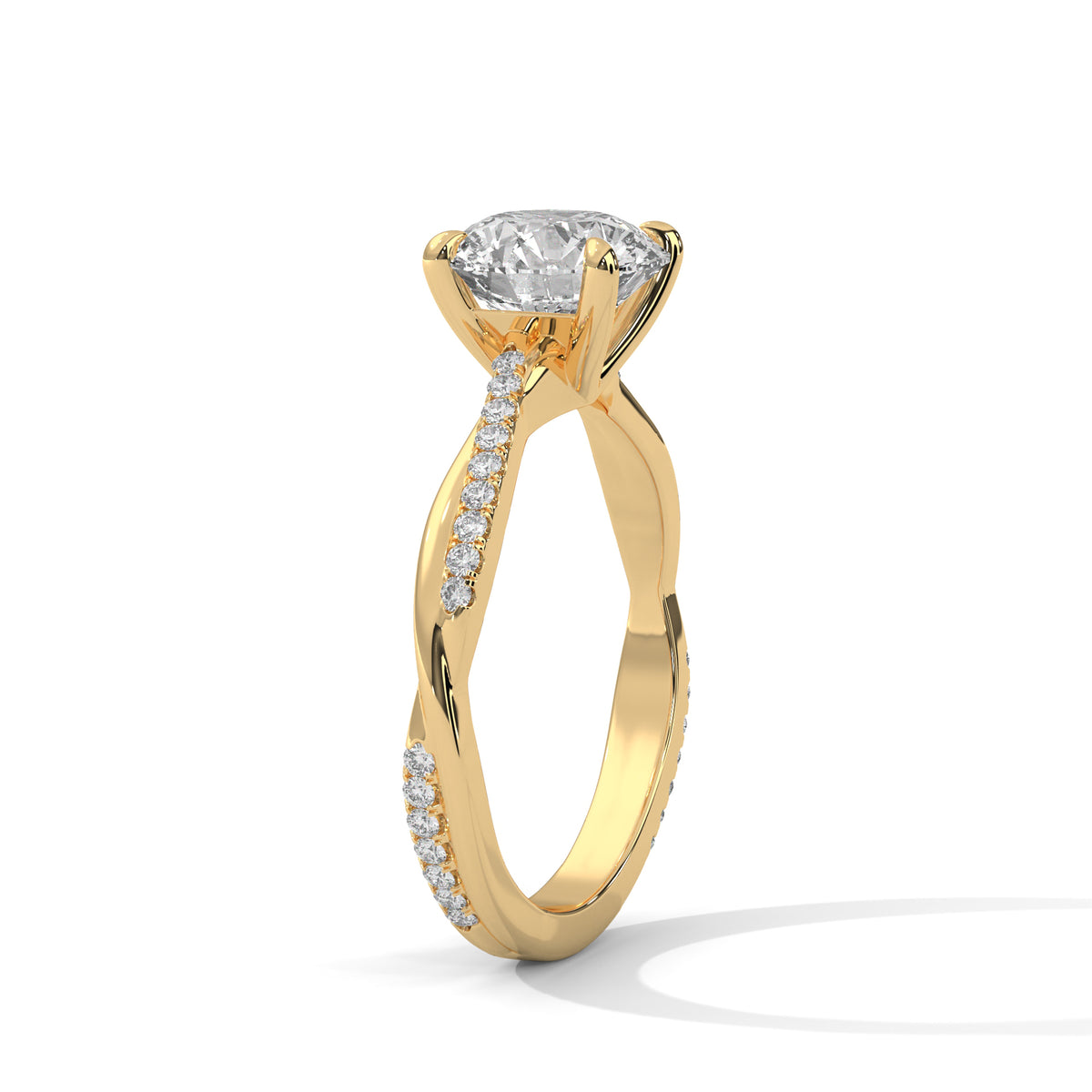 round-14k yellow gold|round-18k yellow gold