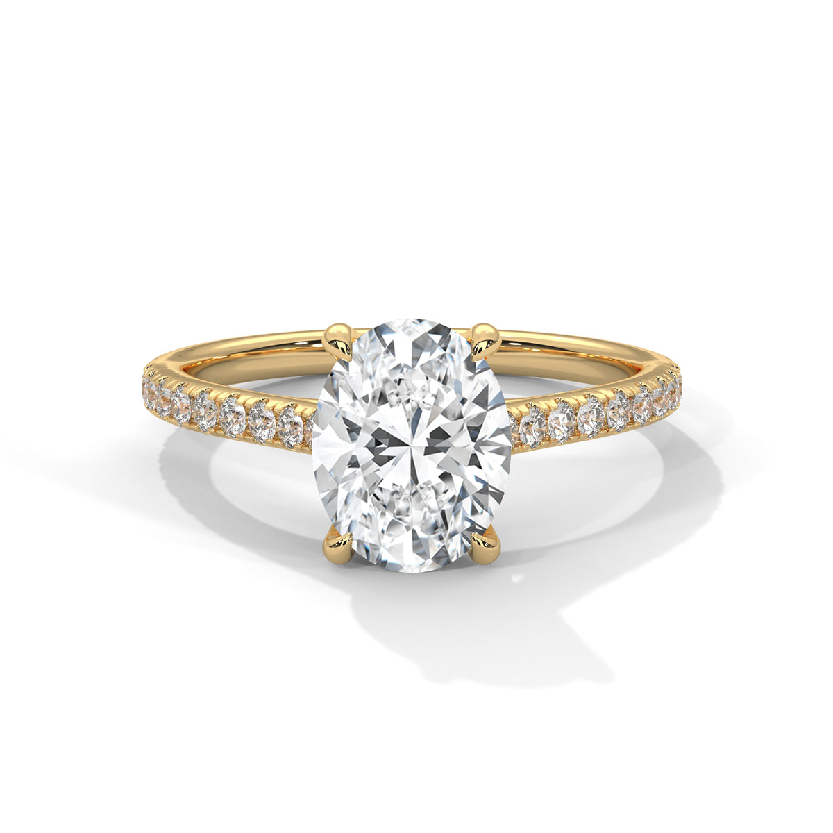 oval-14k yellow gold|oval-18k yellow gold