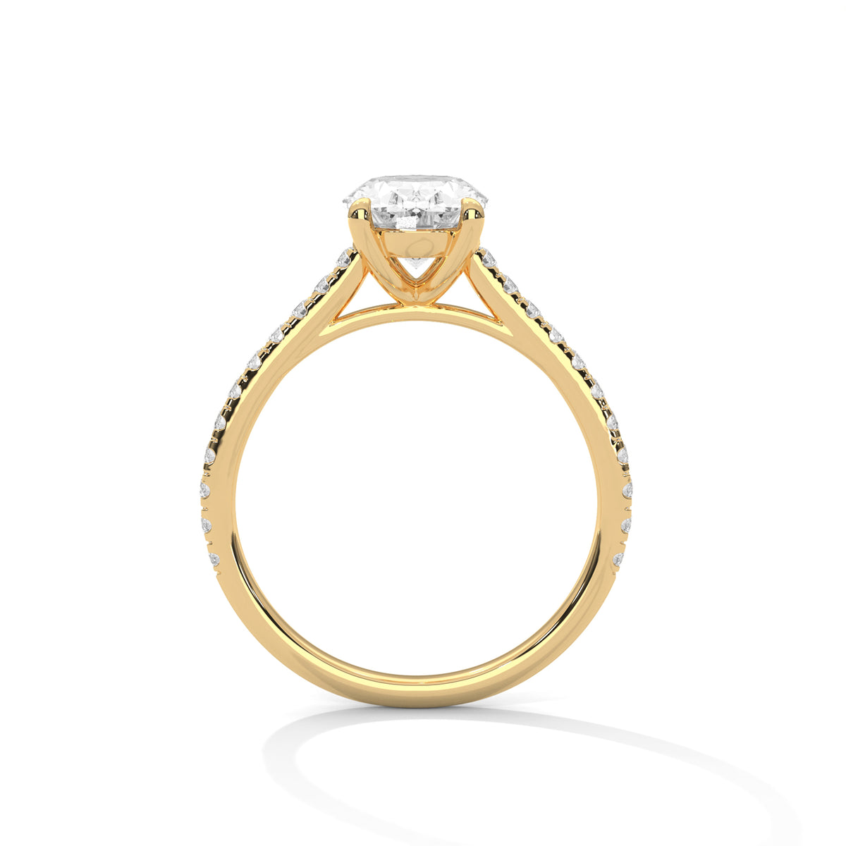 oval-14k yellow gold|oval-18k yellow gold
