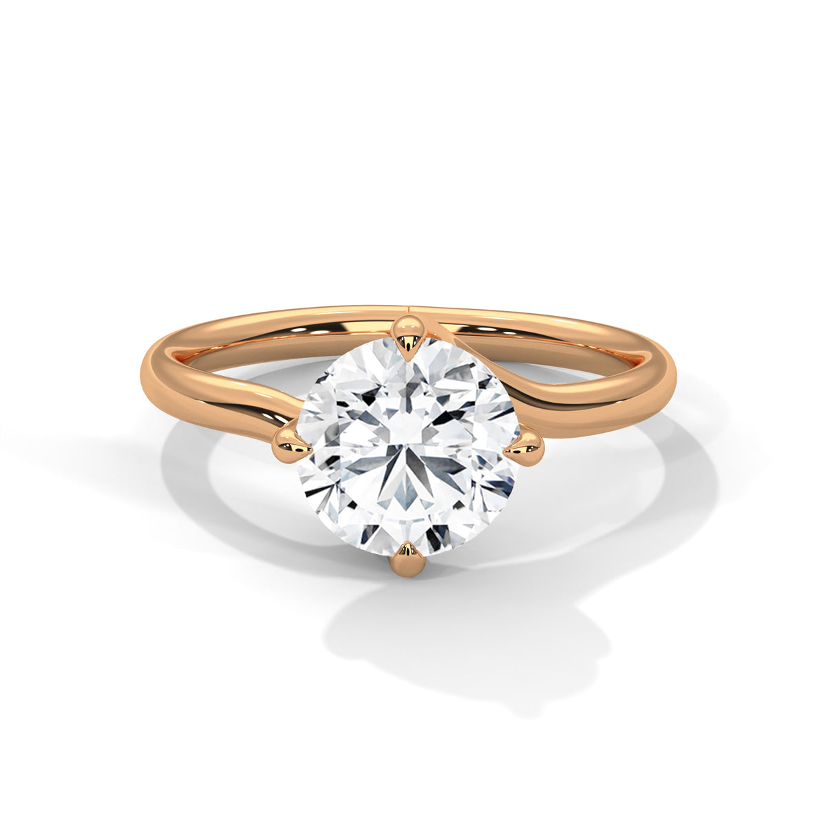 round-14k rose gold|round-18k rose gold