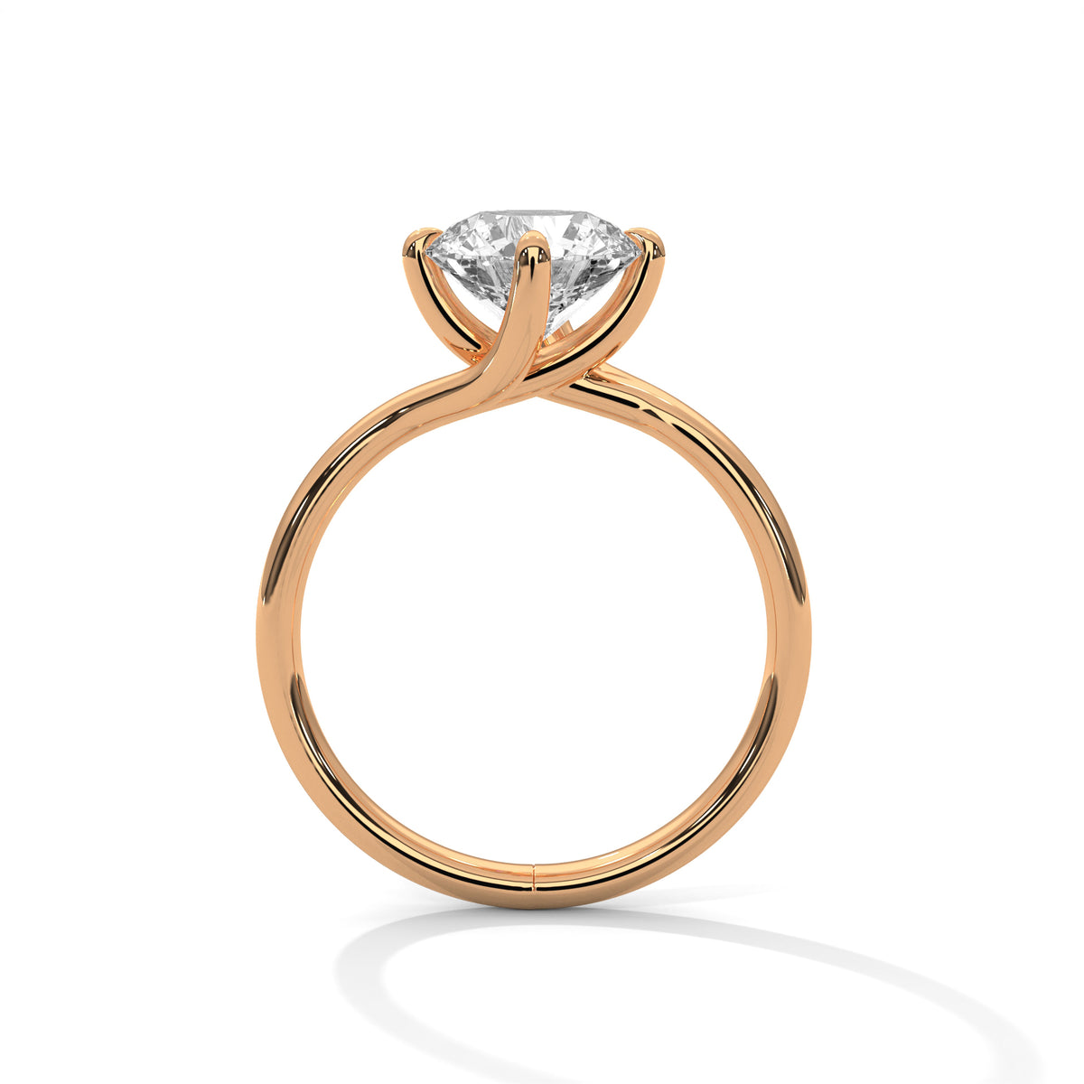 round-14k rose gold|round-18k rose gold