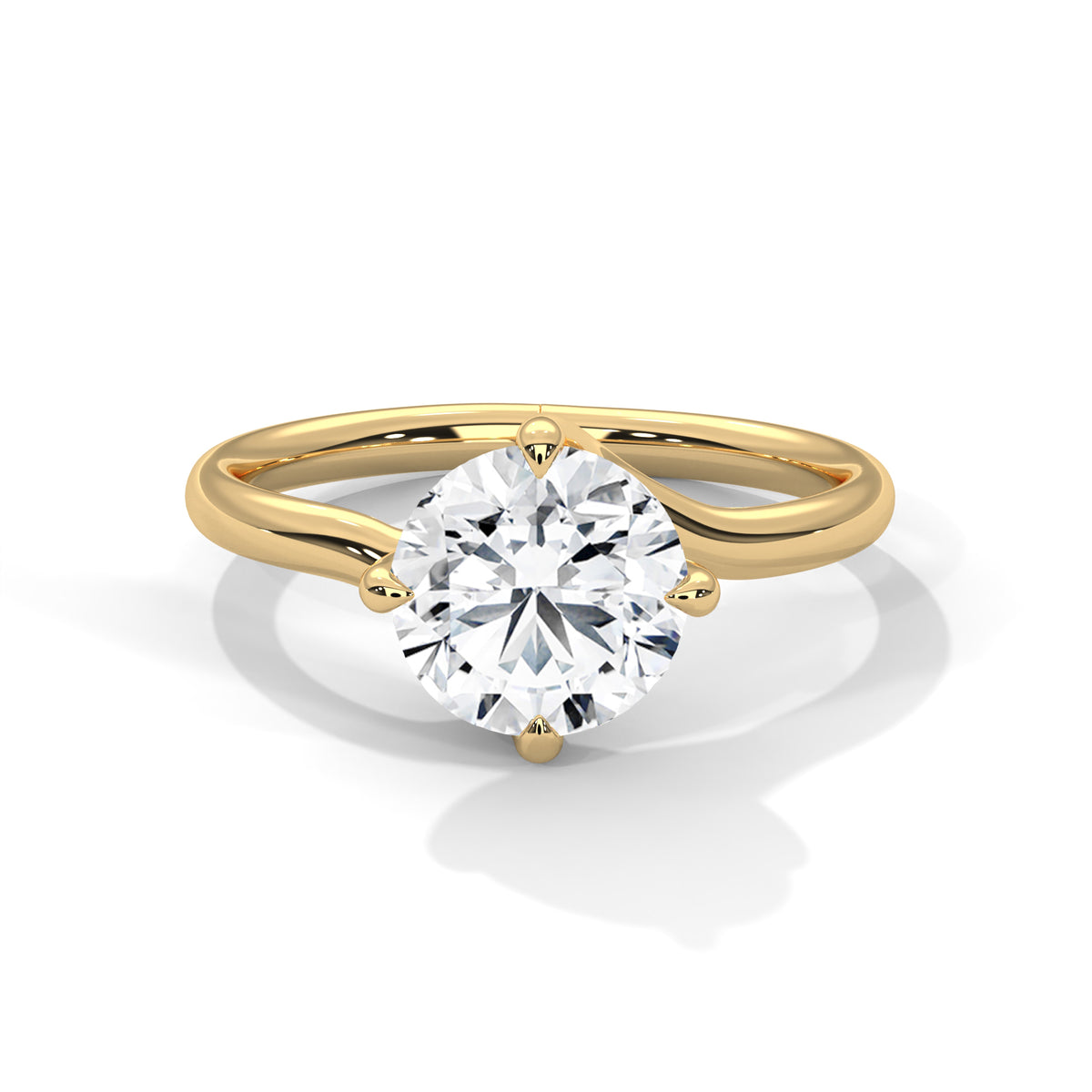 round-14k yellow gold|round-18k yellow gold