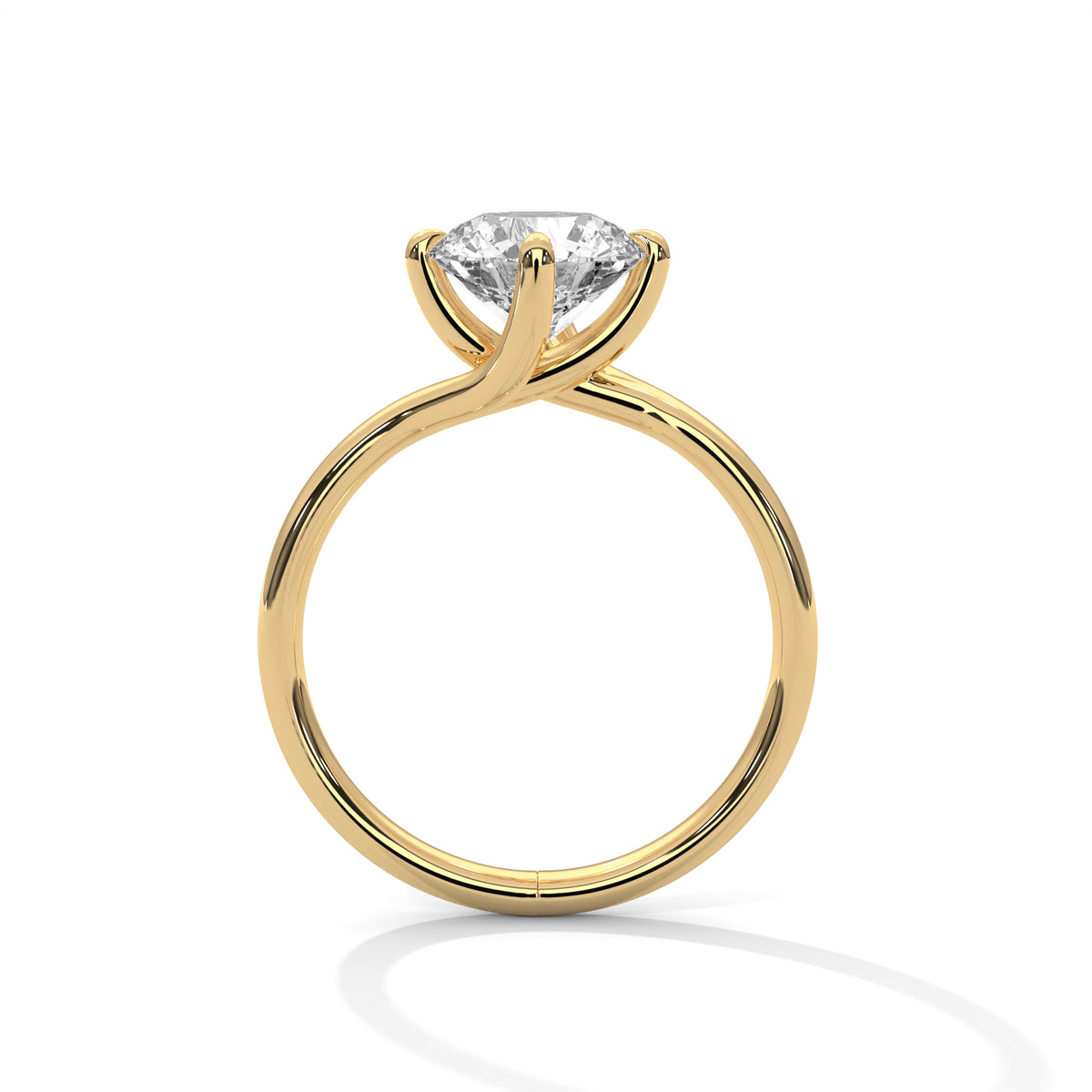 round-14k yellow gold|round-18k yellow gold