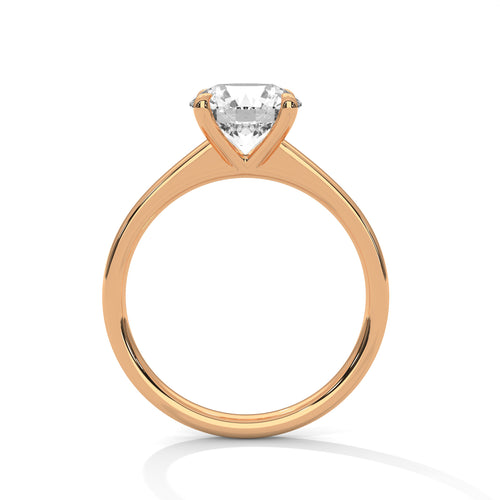Load image 1 in gallery view. round-14k rose gold|round-18k rose gold