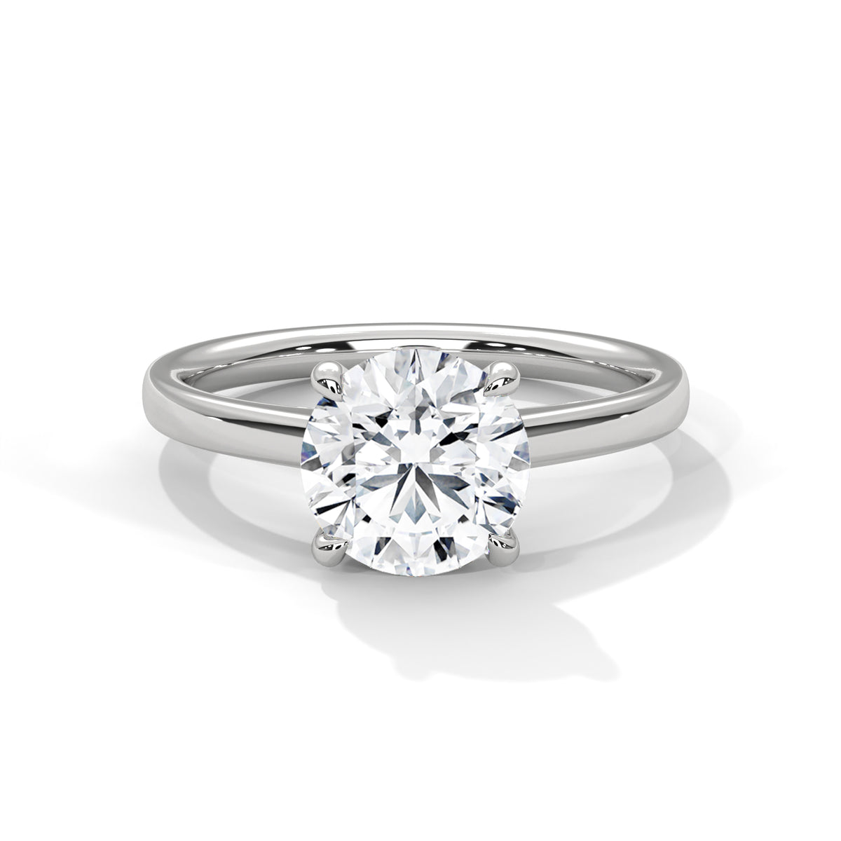 round-14k white gold|round-18k white gold|round-platinum