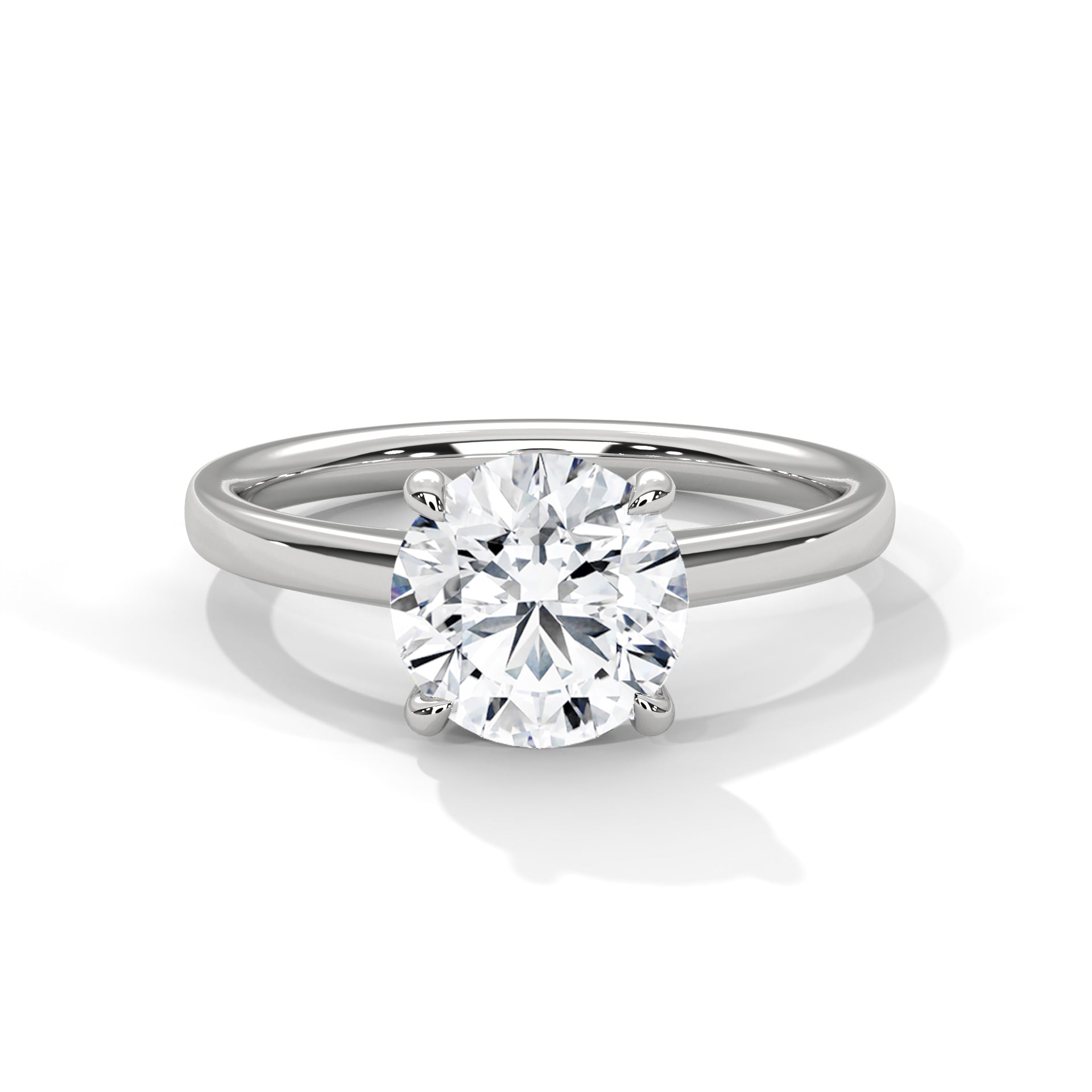 round-14k white gold|round-18k white gold|round-platinum