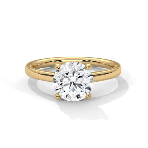 Load image 1 in gallery view. round-14k yellow gold|round-18k yellow gold