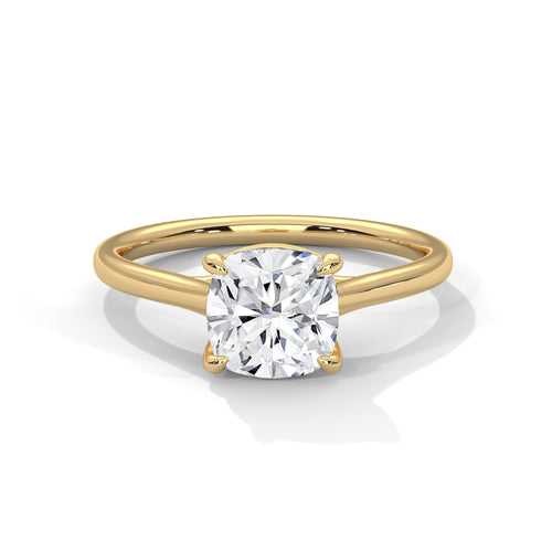 Load image 1 in gallery view. cushion-14k yellow gold|cushion-18k yellow gold