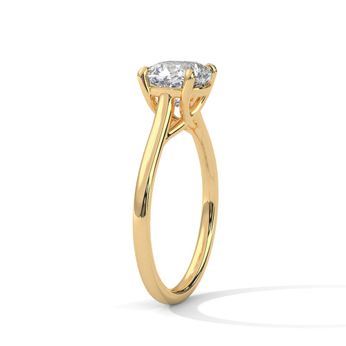 Load image 1 in gallery view. cushion-14k yellow gold|cushion-18k yellow gold