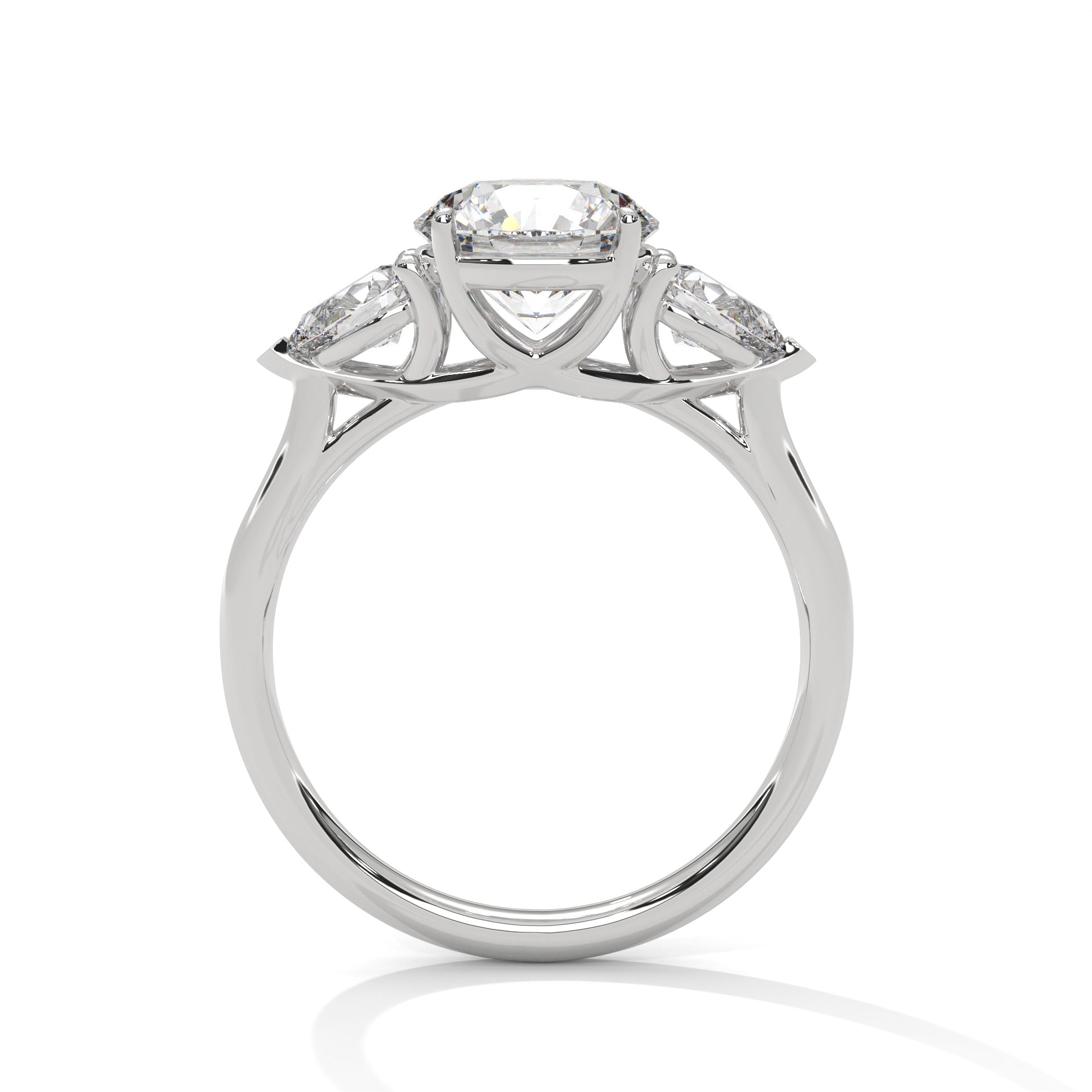 round-14k white gold|round-18k white gold|round-platinum
