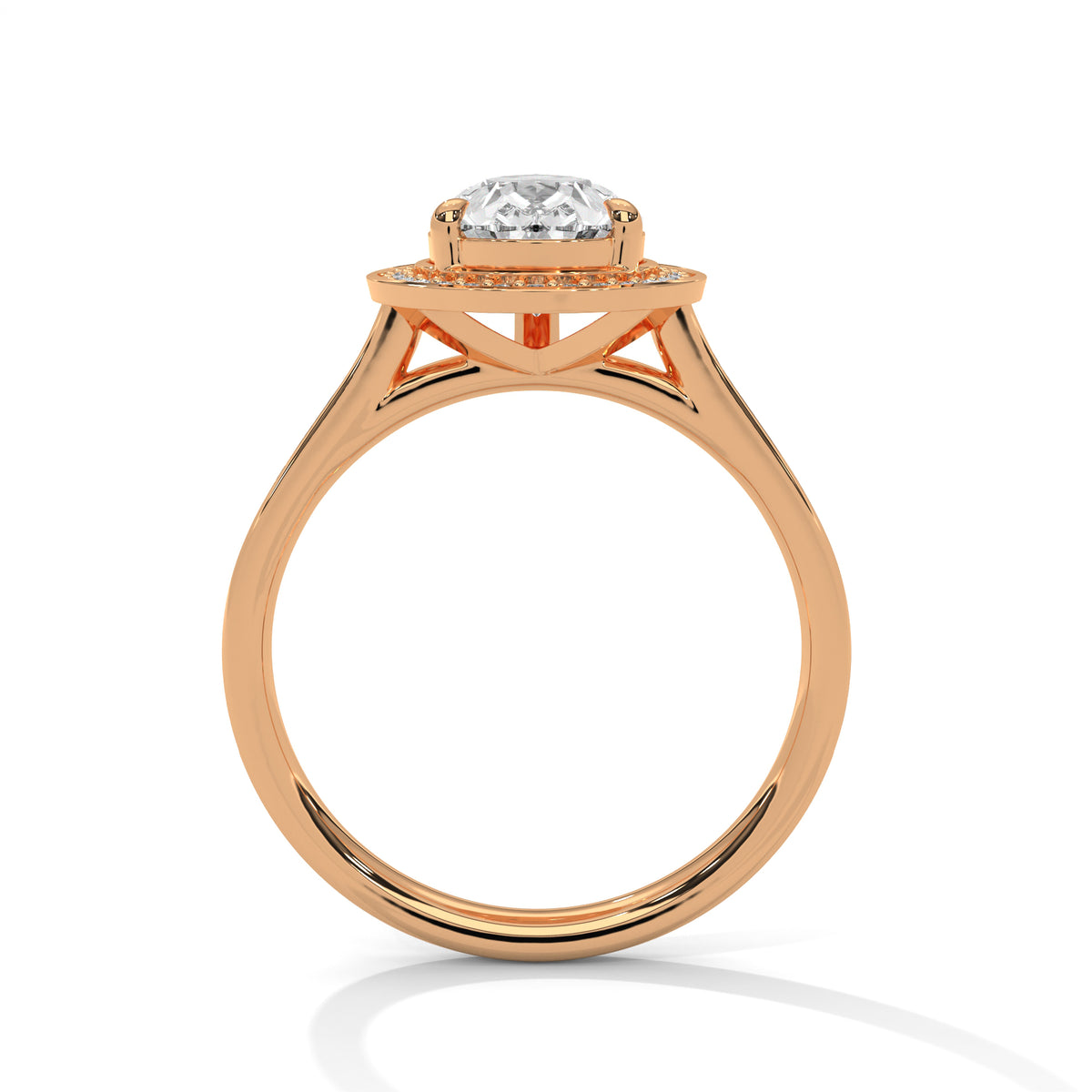 pear-14k rose gold|pear-18k rose gold