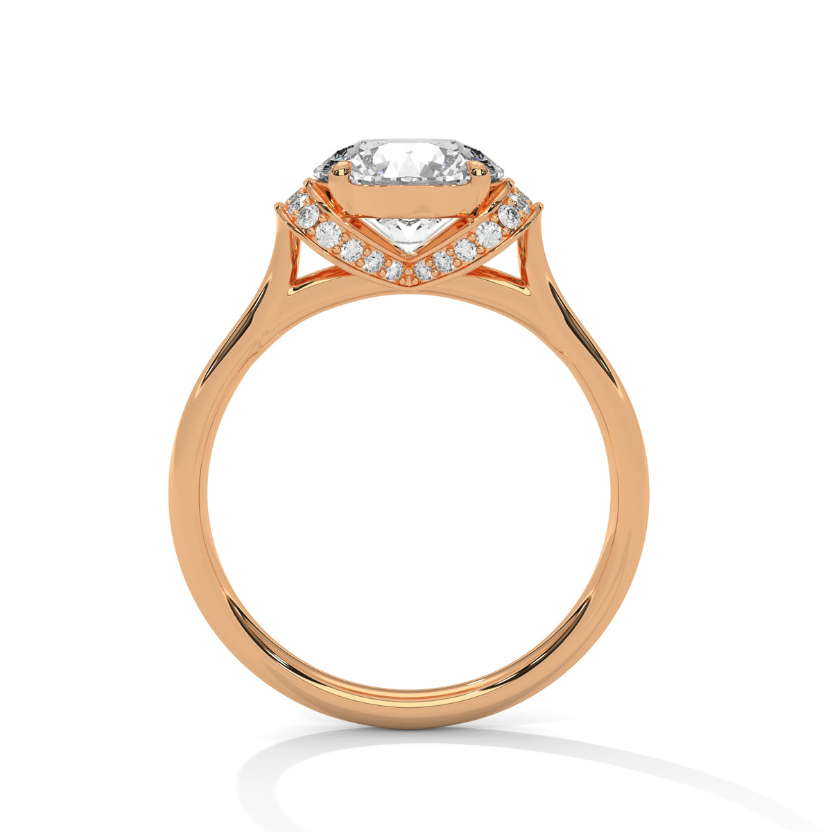 round-14k rose gold|round-18k rose gold