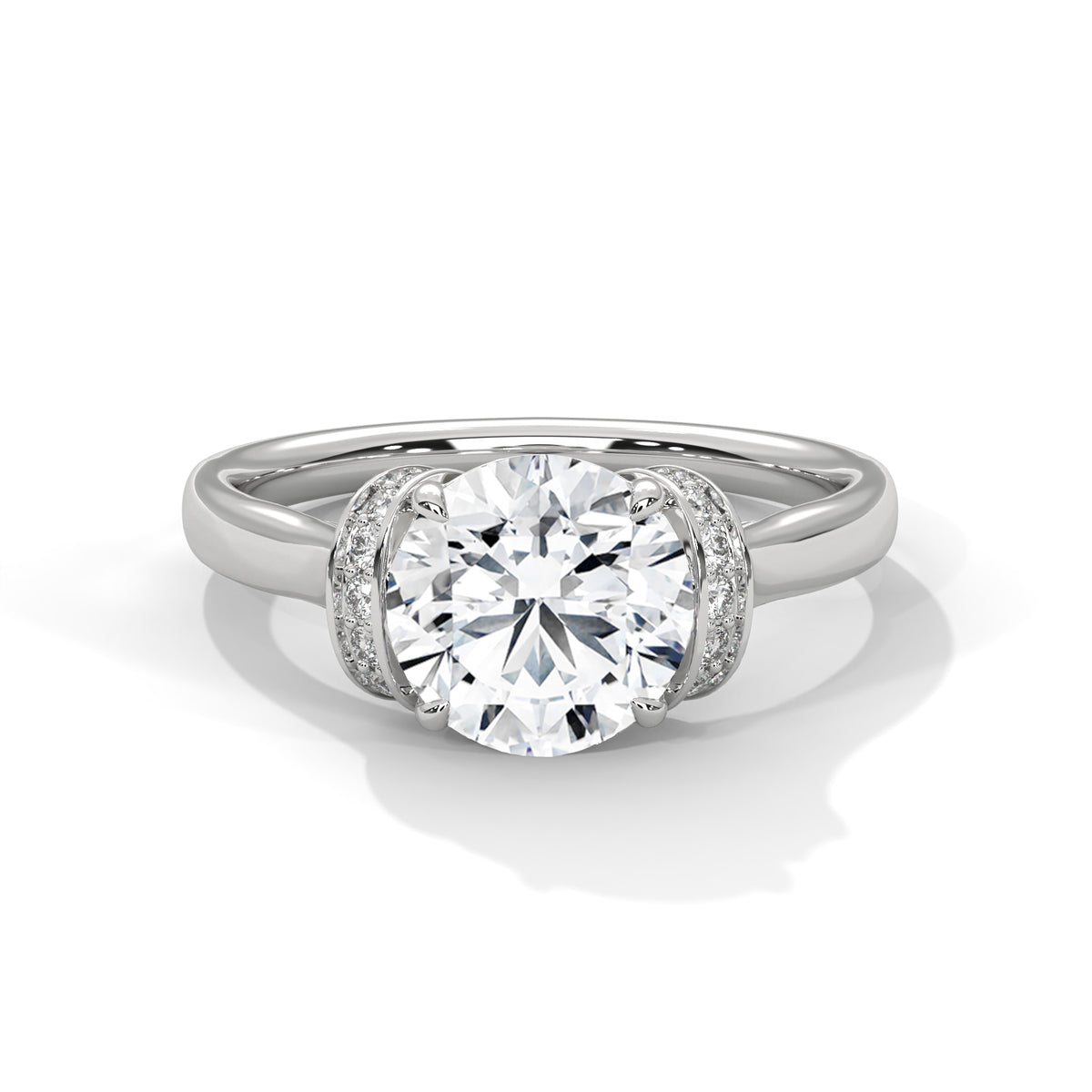 round-14k white gold|round-18k white gold|round-platinum