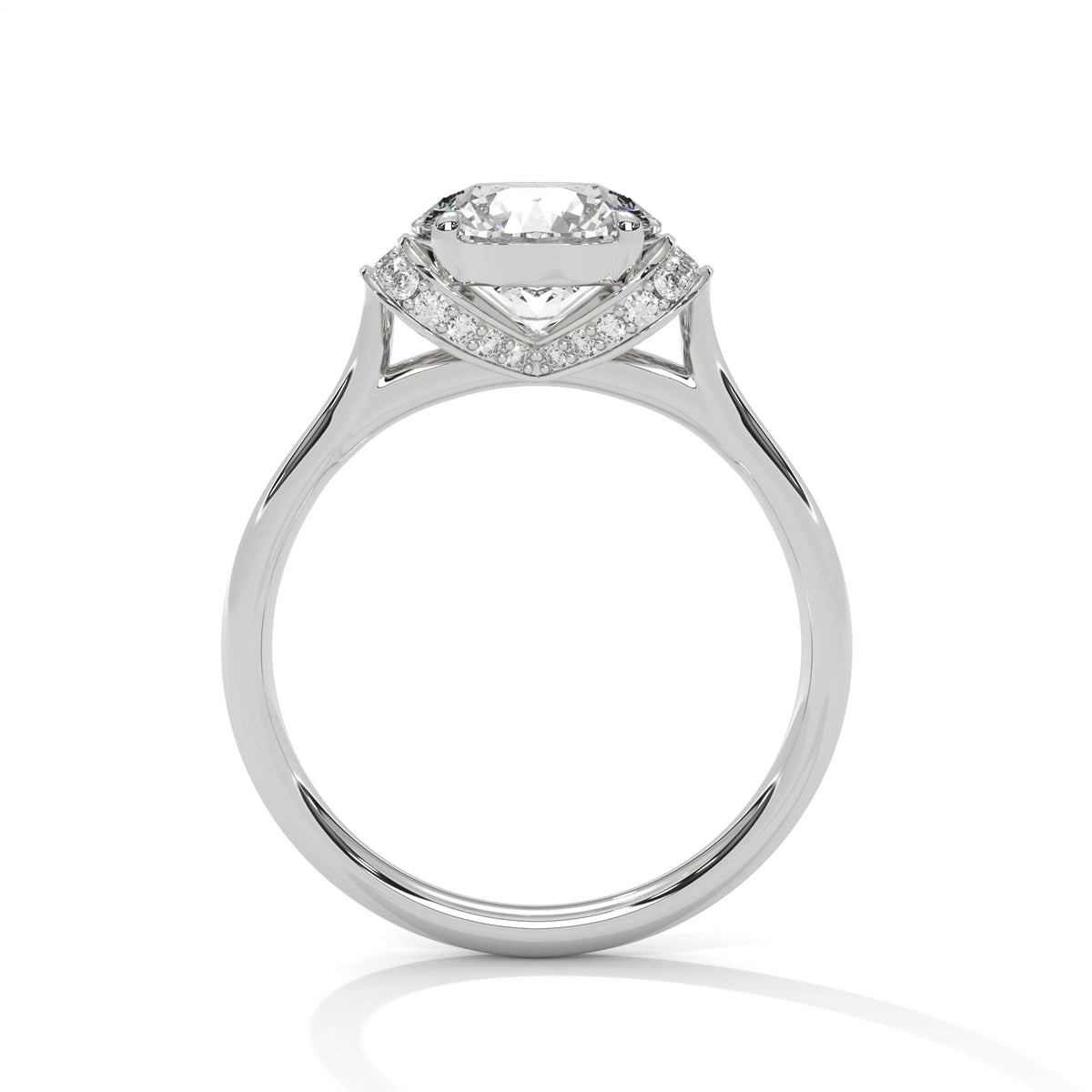 round-14k white gold|round-18k white gold|round-platinum