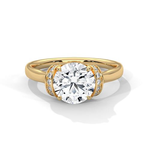 Load image 1 in gallery view. round-14k yellow gold|round-18k yellow gold