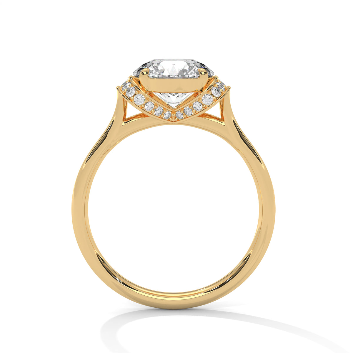 round-14k yellow gold|round-18k yellow gold