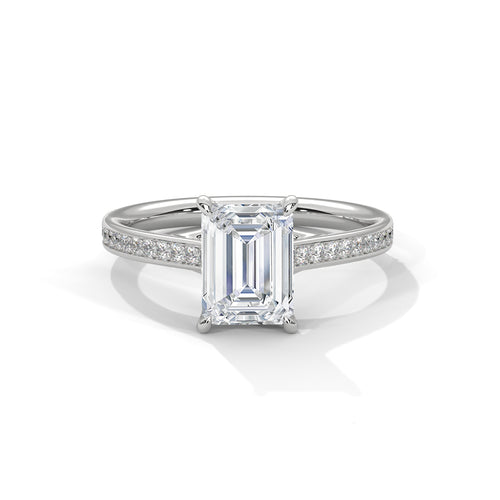 Load image 1 in gallery view. radiant-14k white gold|radiant-18k white gold|radiant-platinum