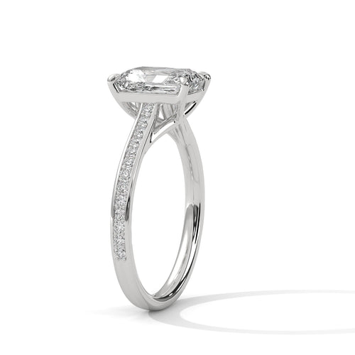 Load image 1 in gallery view. radiant-14k white gold|radiant-18k white gold|radiant-platinum