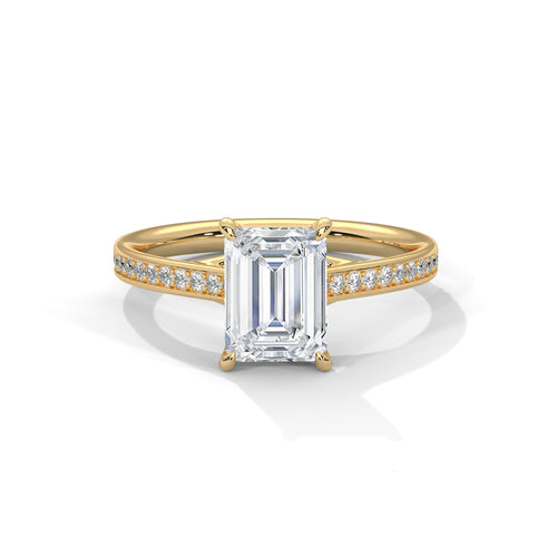 Load image 1 in gallery view. radiant-14k yellow gold|radiant-18k yellow gold