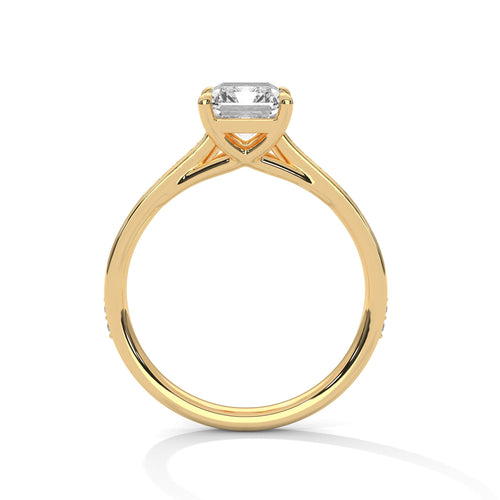 Load image 1 in gallery view. radiant-14k yellow gold|radiant-18k yellow gold