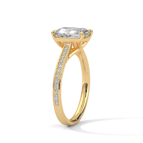Load image 1 in gallery view. radiant-14k yellow gold|radiant-18k yellow gold