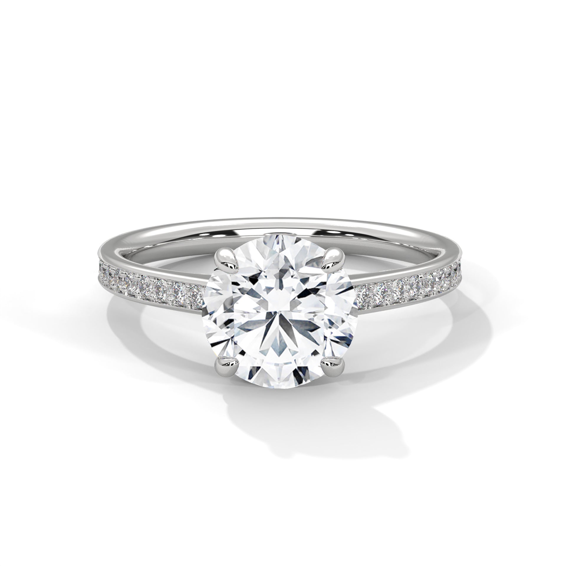 round-14k white gold|round-18k white gold|round-platinum