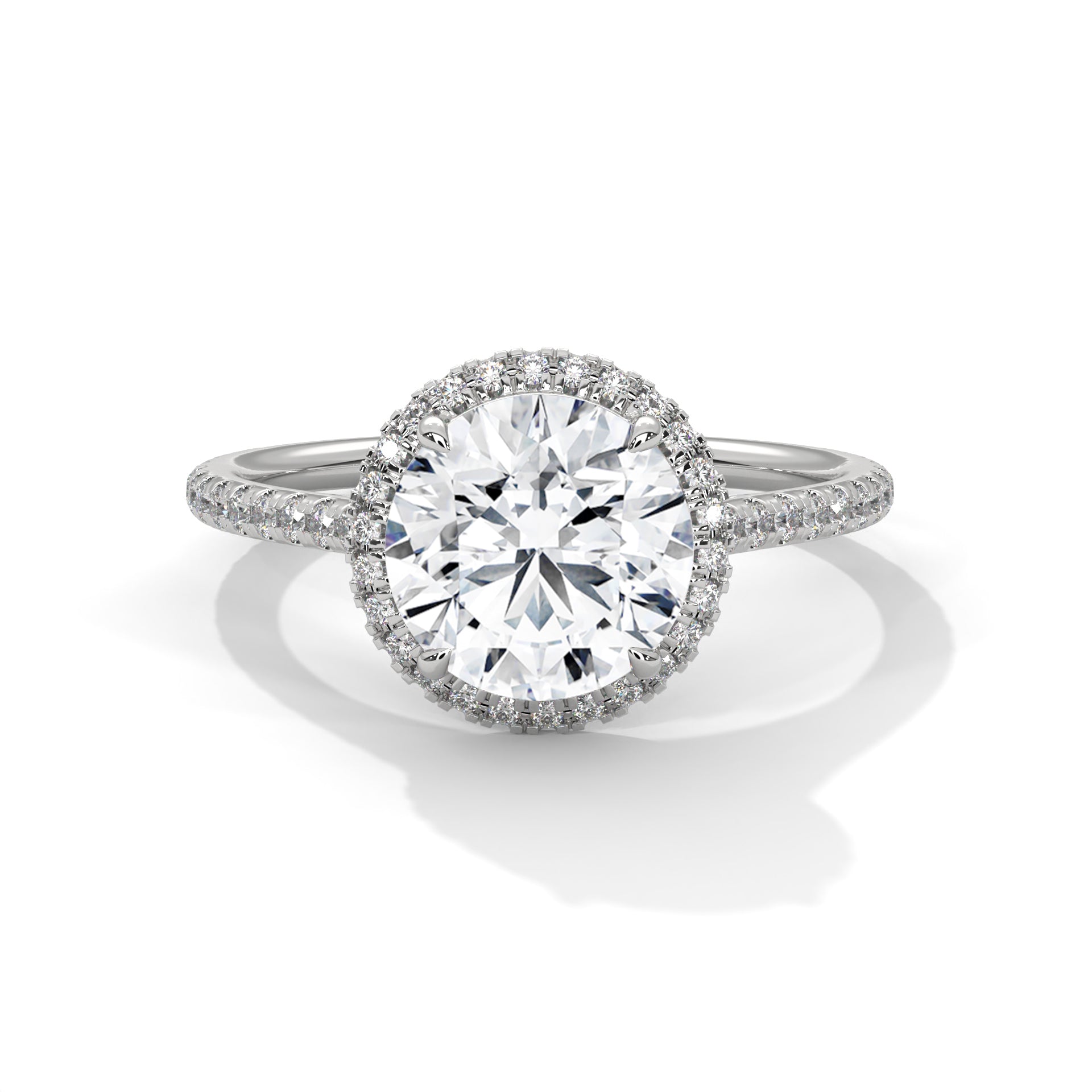 round-14k white gold|round-18k white gold|round-platinum