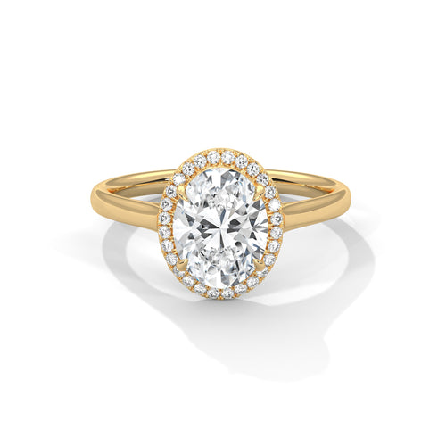 Load image 1 in gallery view. oval-14k yellow gold|oval-18k yellow gold