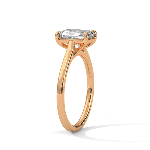 Load image 1 in gallery view. emerald-14k rose gold|emerald-18k rose gold