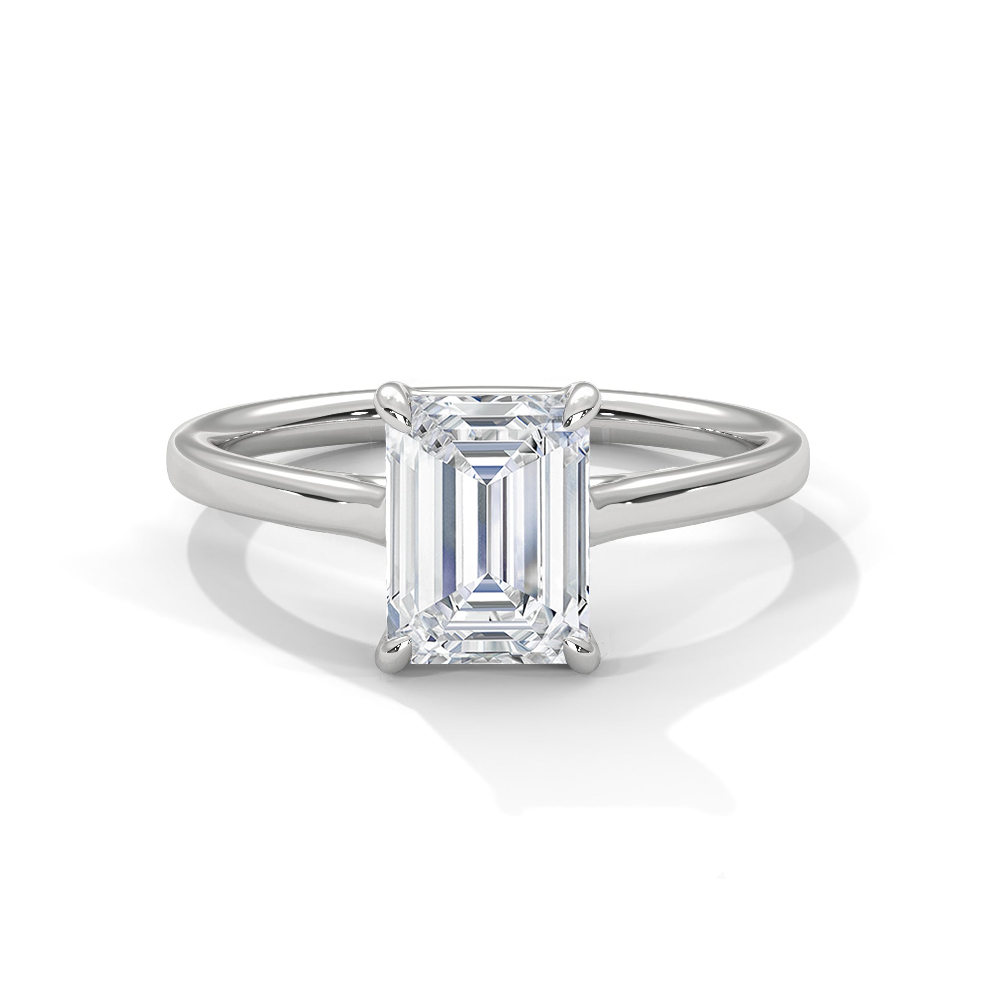 emerald-14k white gold|emerald-18k white gold|emerald-platinum