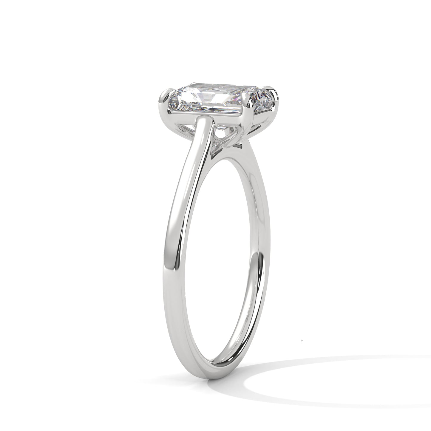 emerald-14k white gold|emerald-18k white gold|emerald-platinum