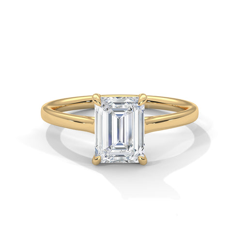 Load image 1 in gallery view. emerald-14k yellow gold|emerald-18k yellow gold