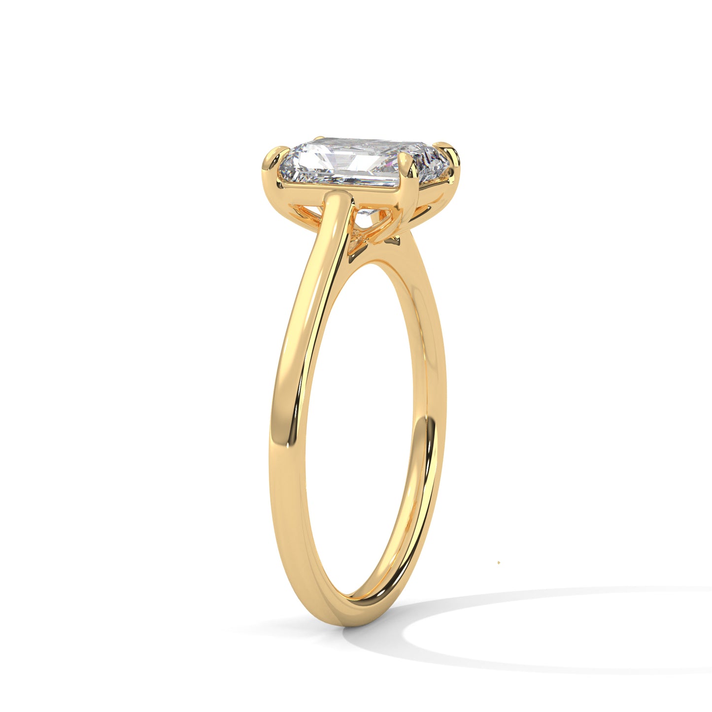 emerald-14k yellow gold|emerald-18k yellow gold