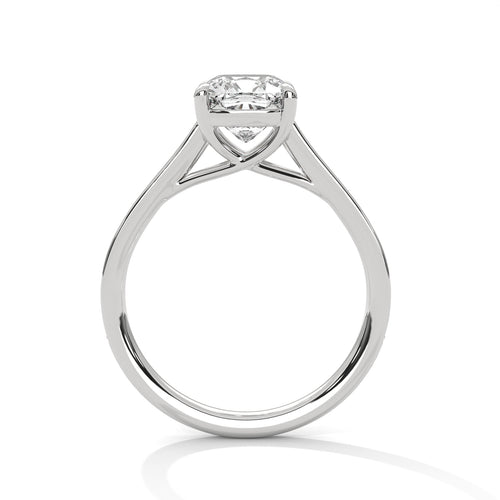 Load image 1 in gallery view. cushion-14k white gold|cushion-18k white gold|cushion-platinum