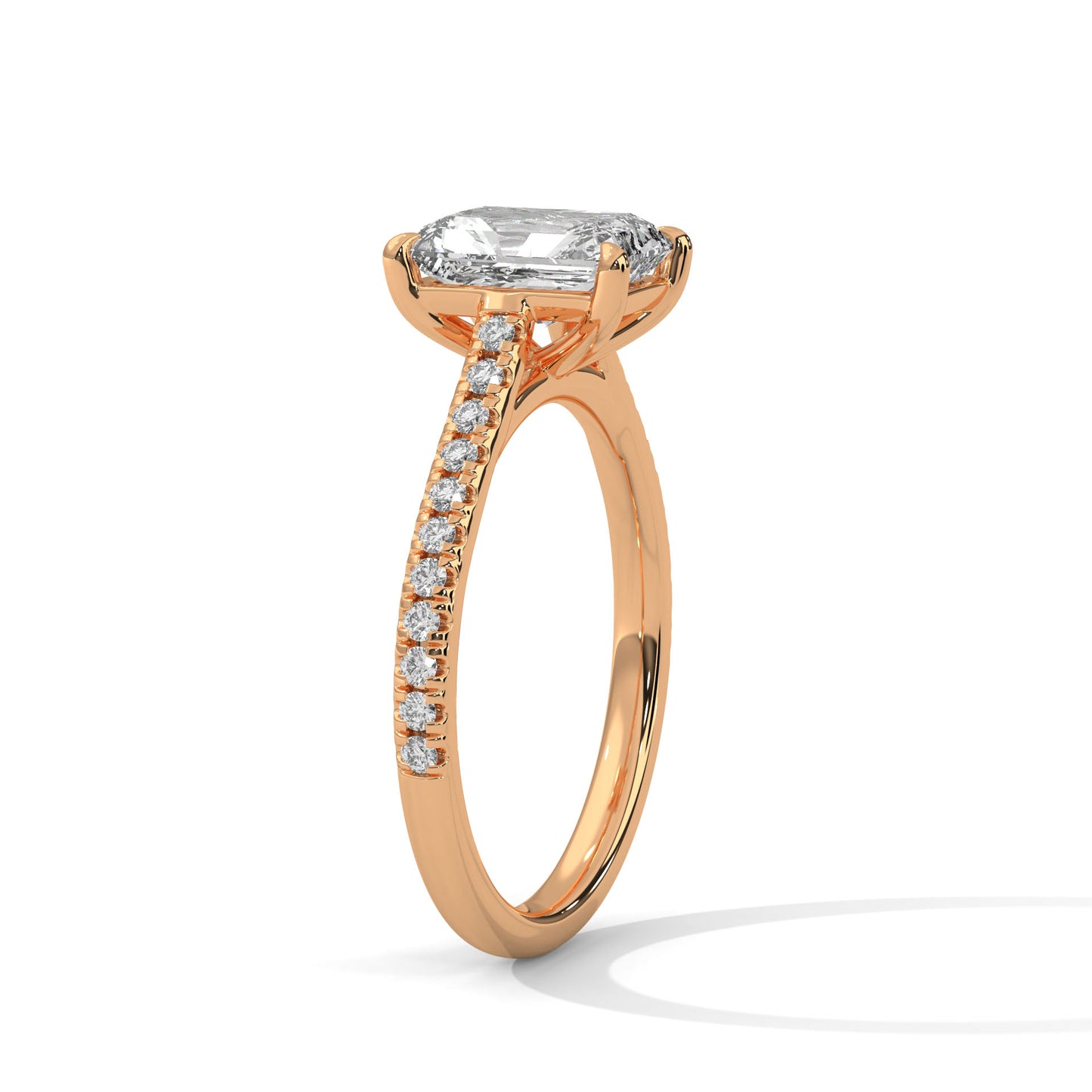 emerald-14k rose gold|emerald-18k rose gold