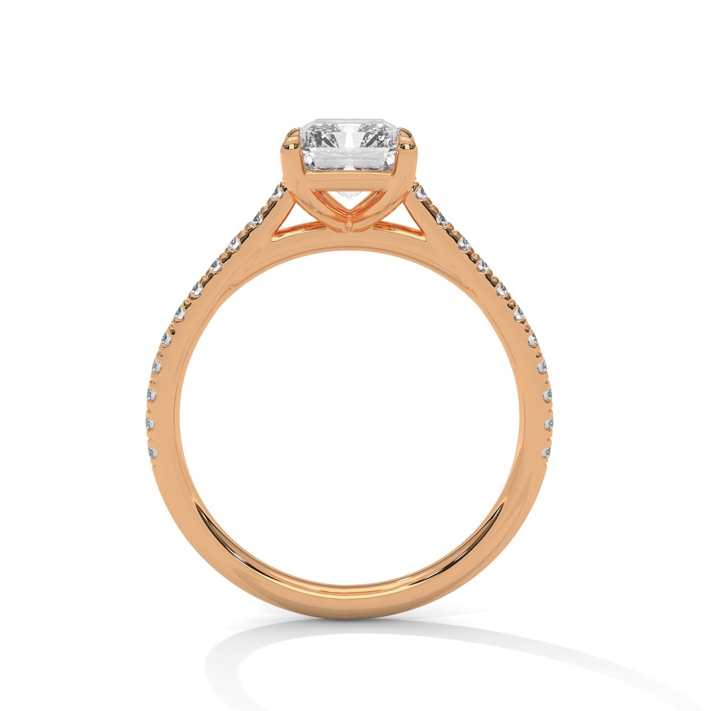 emerald-14k rose gold|emerald-18k rose gold