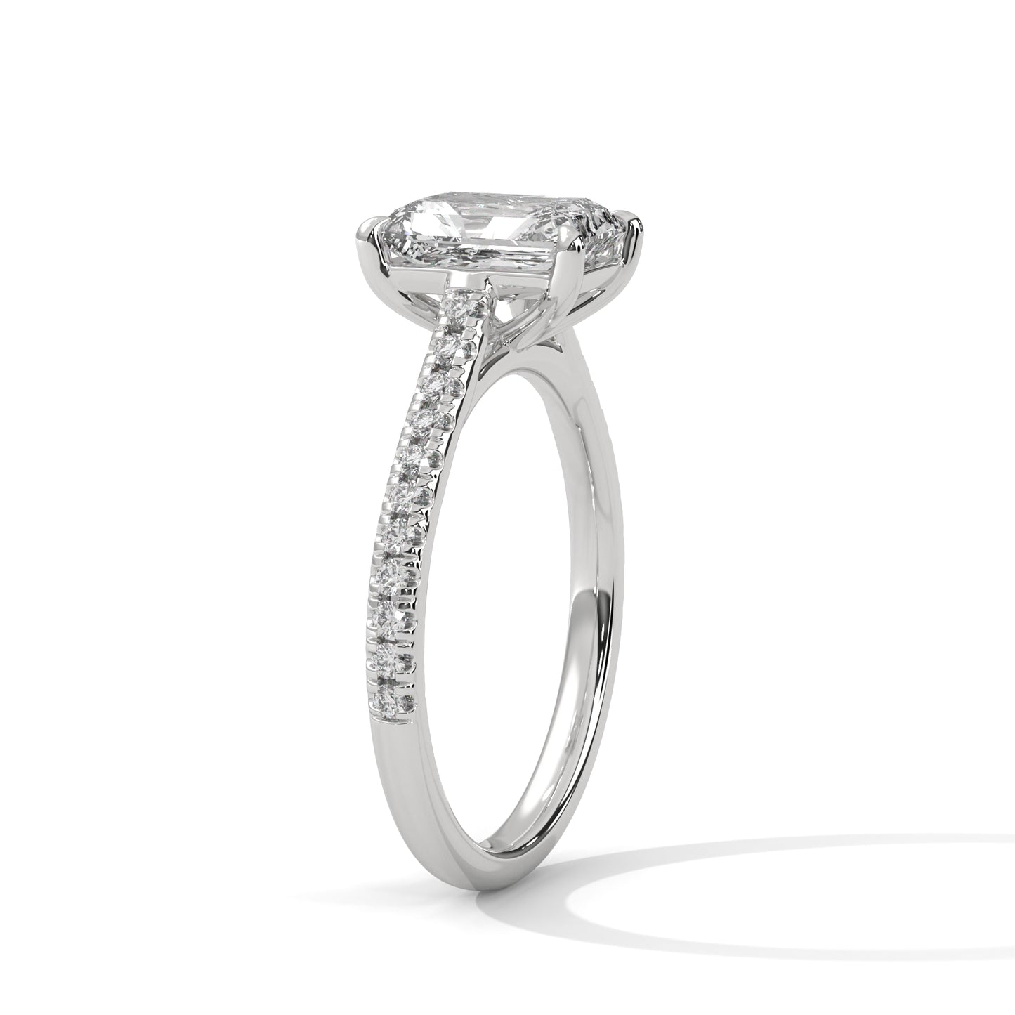 emerald-14k white gold|emerald-18k white gold|emerald-platinum