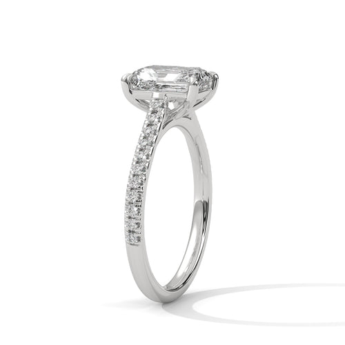 Load image 1 in gallery view. emerald-14k white gold|emerald-18k white gold|emerald-platinum