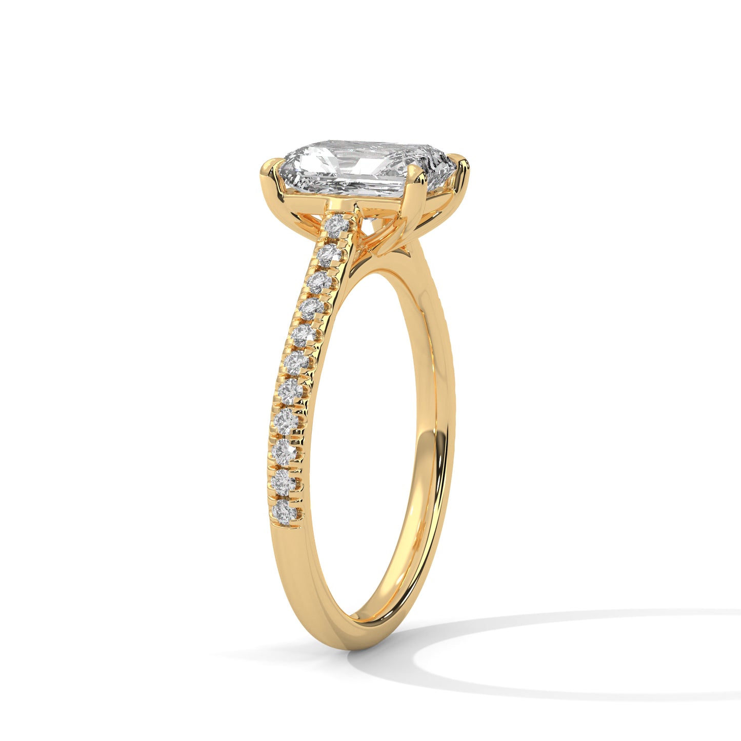 emerald-14k yellow gold|emerald-18k yellow gold