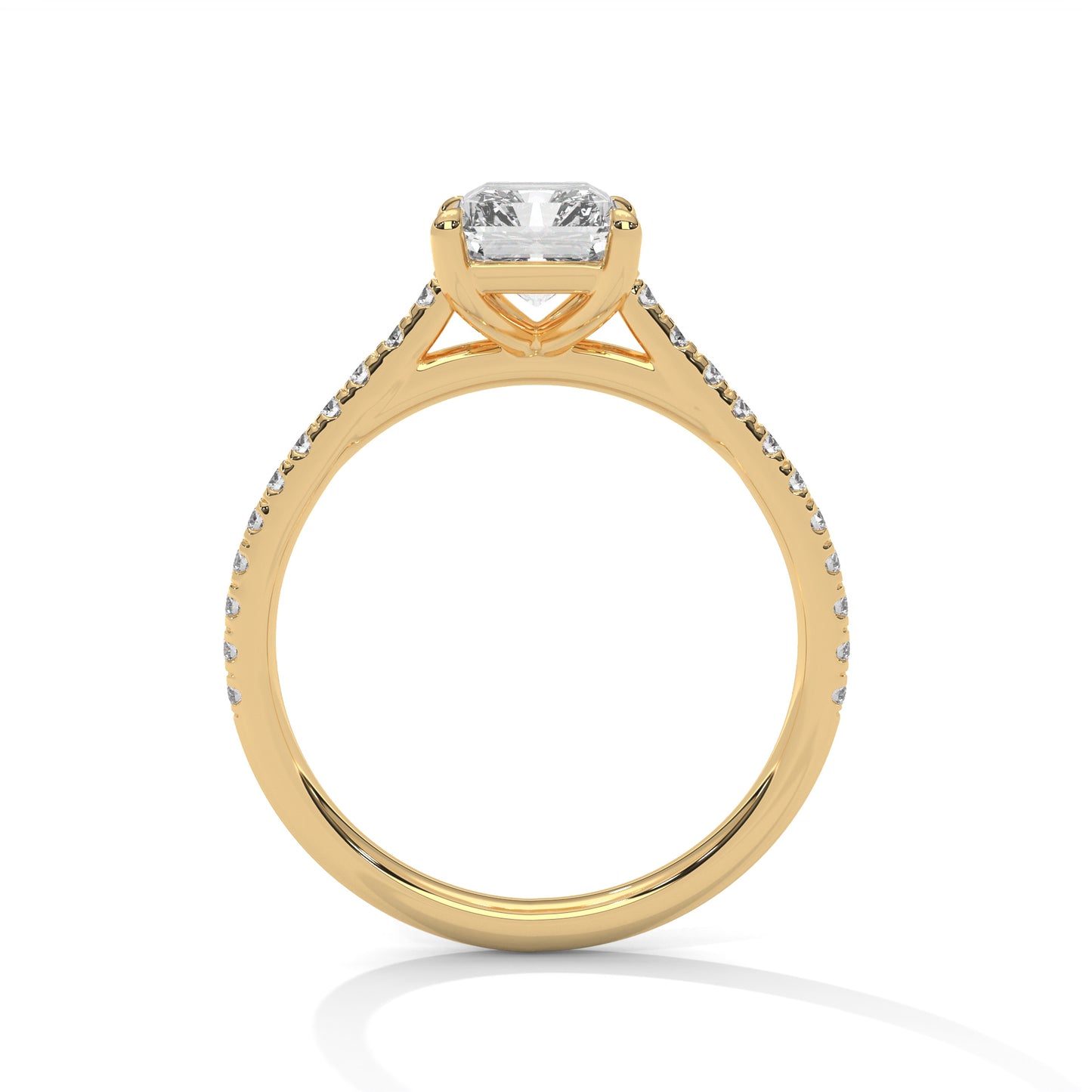 emerald-14k yellow gold|emerald-18k yellow gold