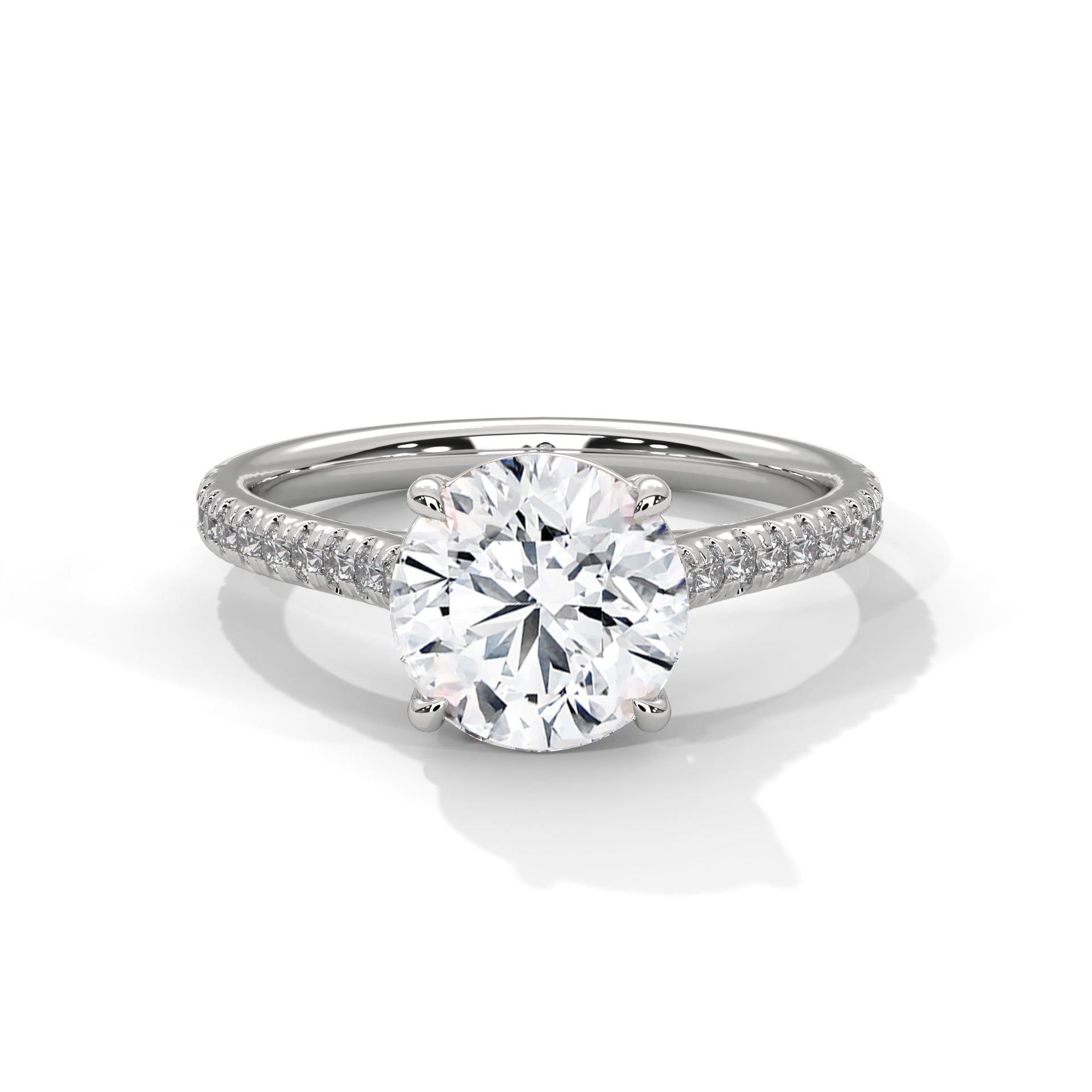 round-14k white gold|round-18k white gold|round-platinum