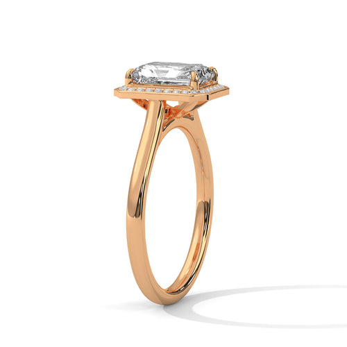 Load image 1 in gallery view. emerald-14k rose gold|emerald-18k rose gold