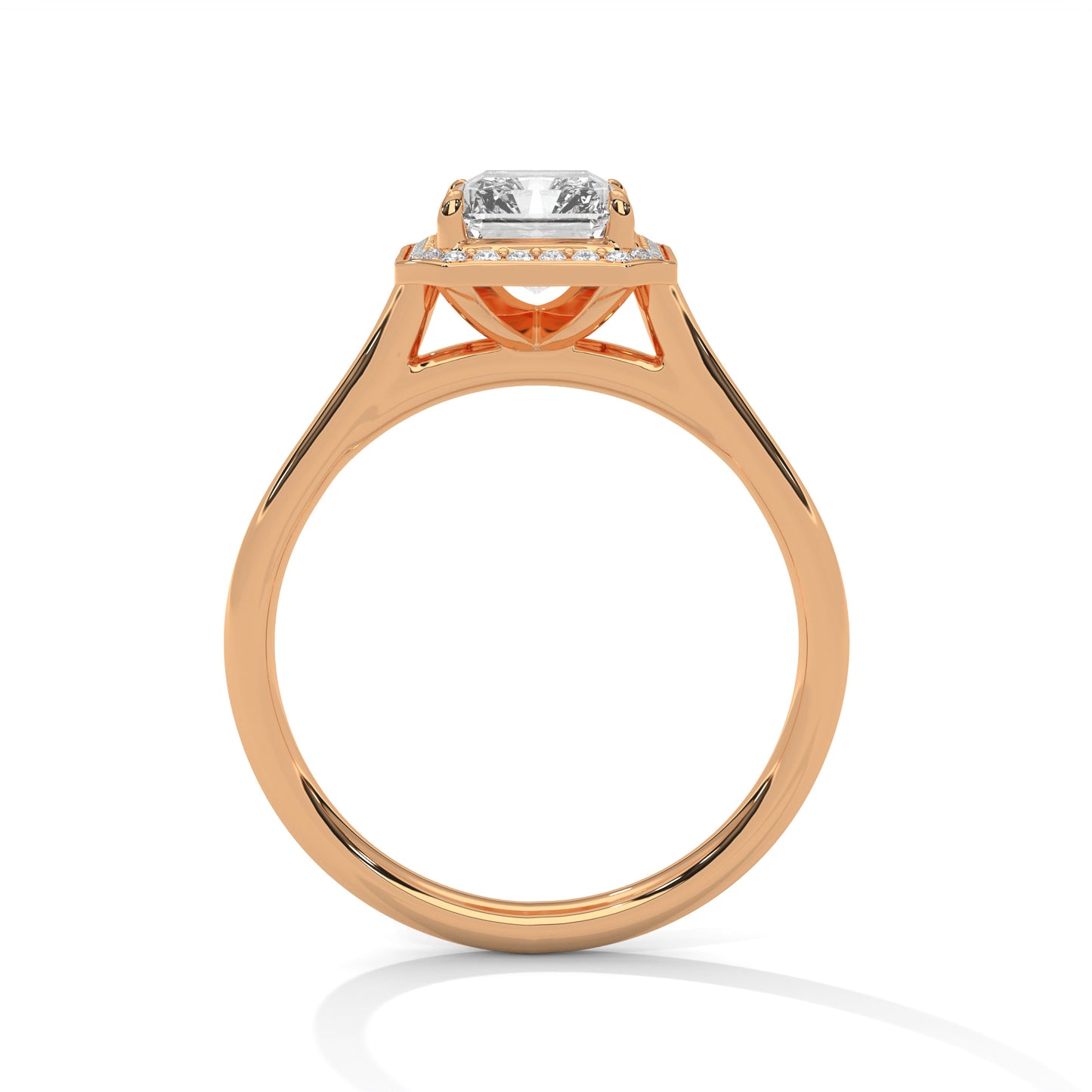 emerald-14k rose gold|emerald-18k rose gold