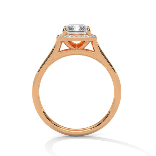 Load image 1 in gallery view. emerald-14k rose gold|emerald-18k rose gold